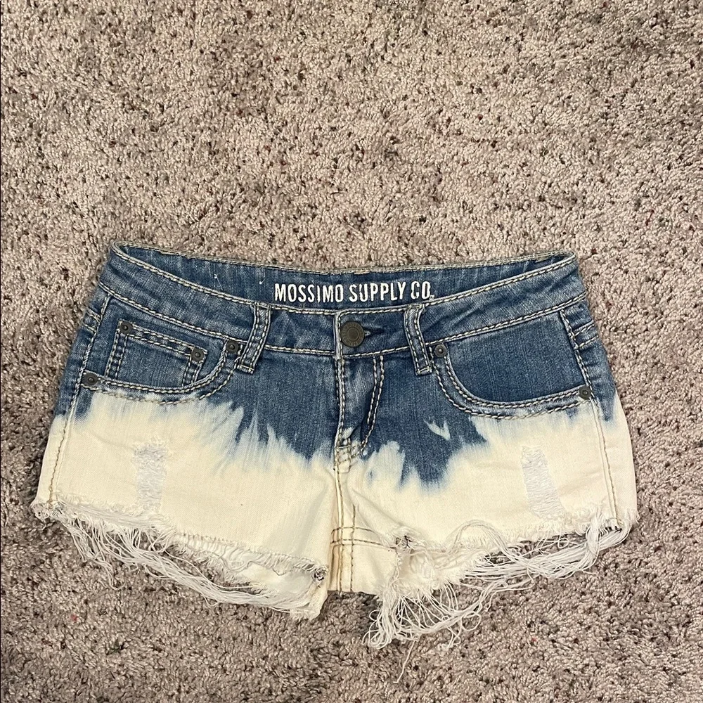 Mossimo Supply Co. Y2K Low Rise Jean Shorts‎ Size 1